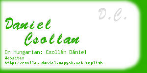 daniel csollan business card